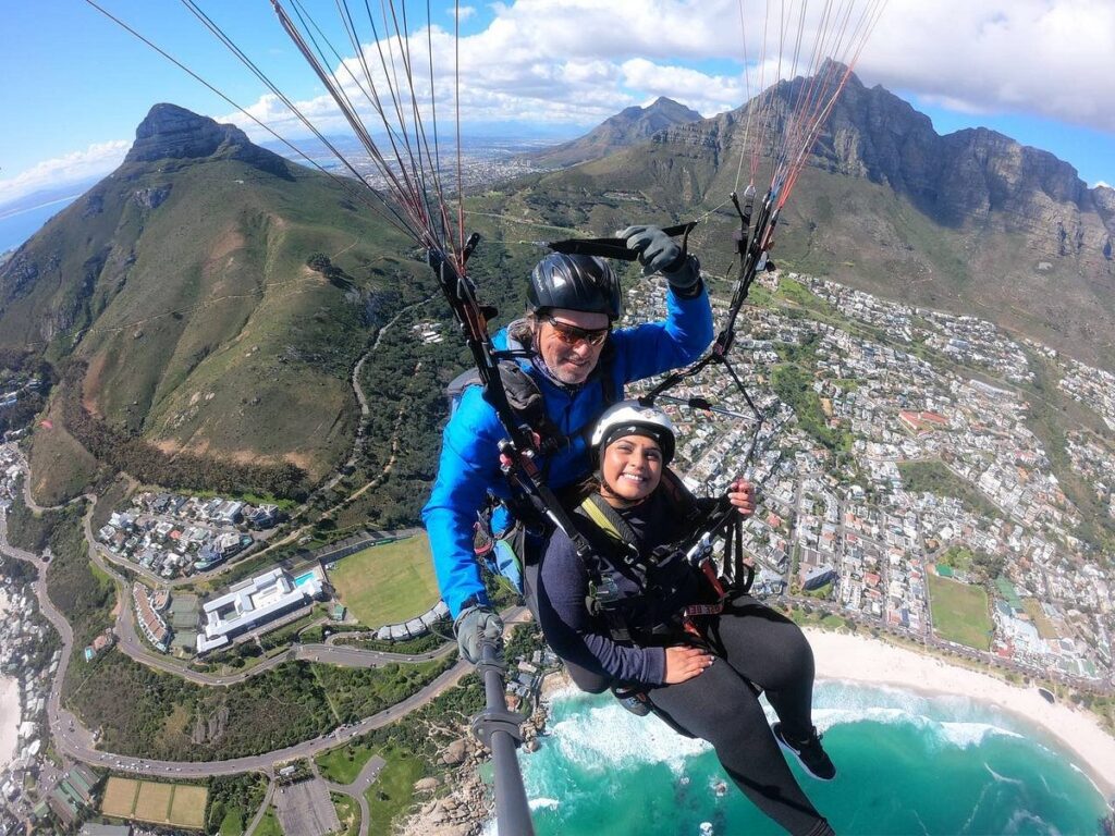 Paragliding with Steve from Lions Head